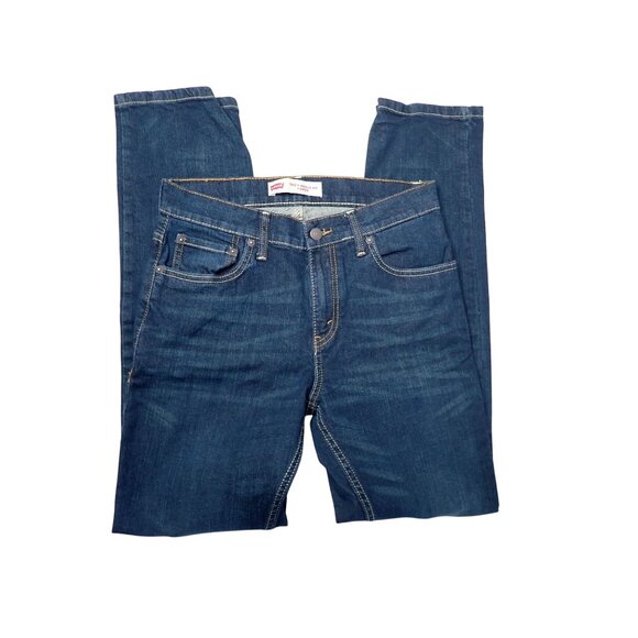 Levis 502 Jeans 28 x 28 Regular Taper Boys‎ 16 classic Denim - Picture 5 of 5
